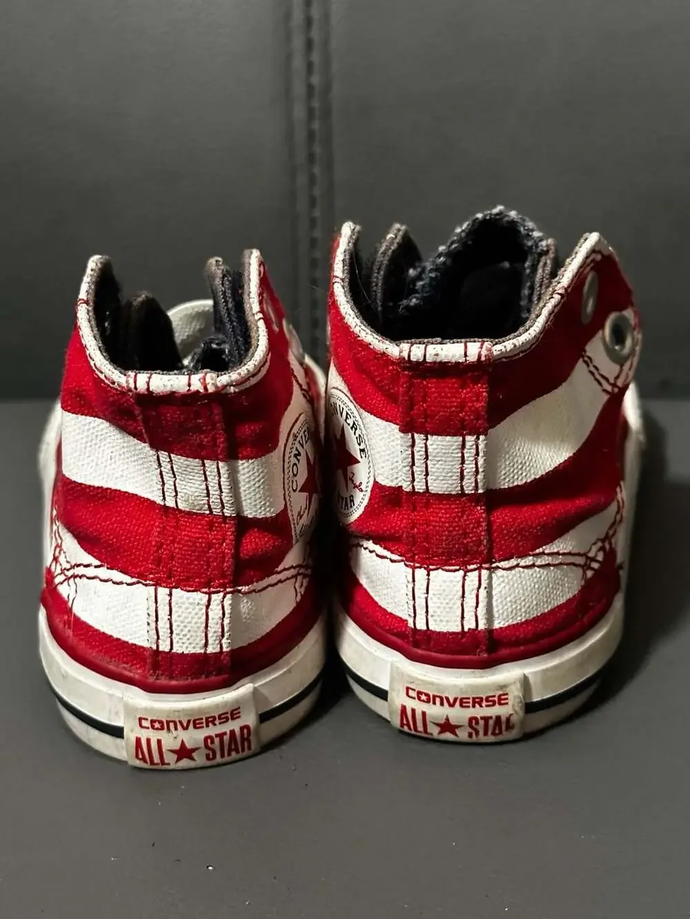 Converse Chuck Taylor All Star Toddler American Flag High Top Sneakers Size 5